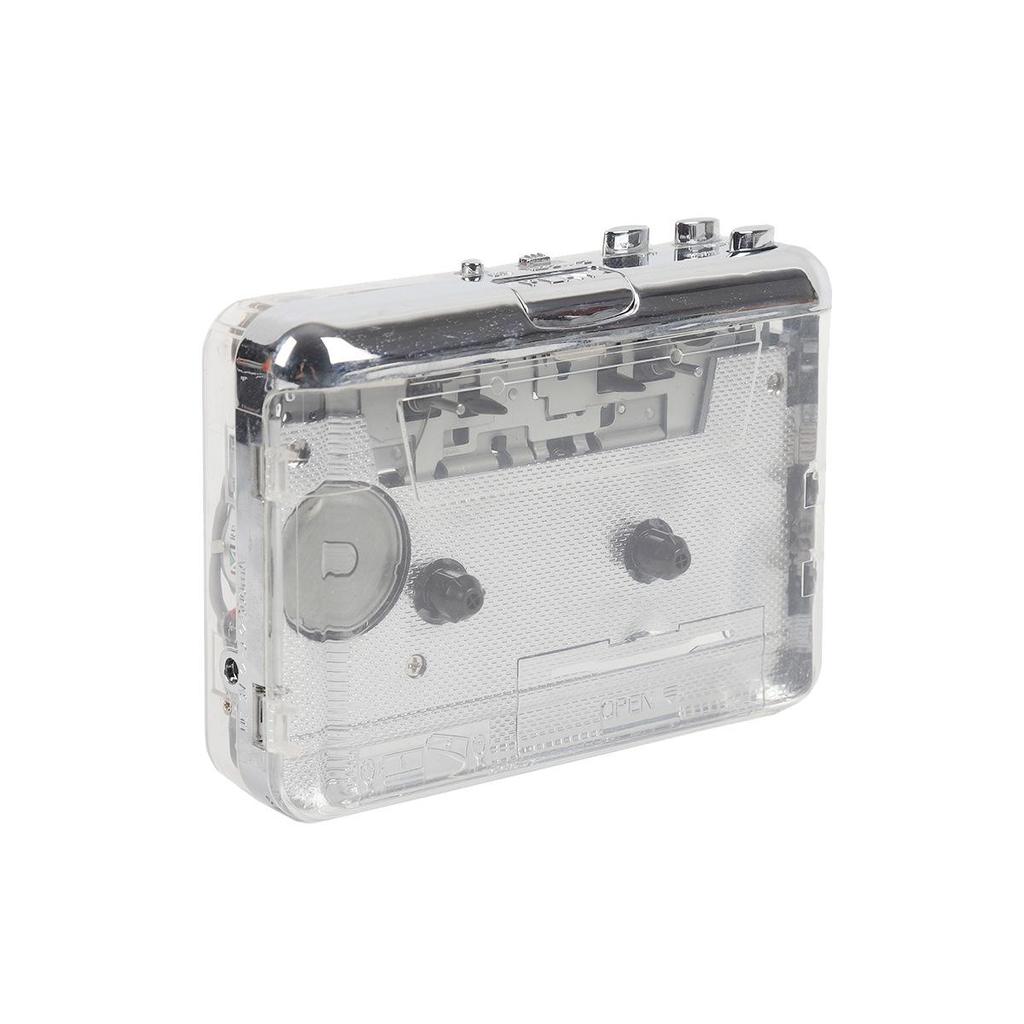 Transparent Classic Cassette To MP3 Player with Type-C Interface