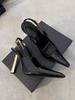 Women Elegant Patent Leather Pointed Toe Stiletto Sandals Summer Fashion Party Banquet High Heel Shoes