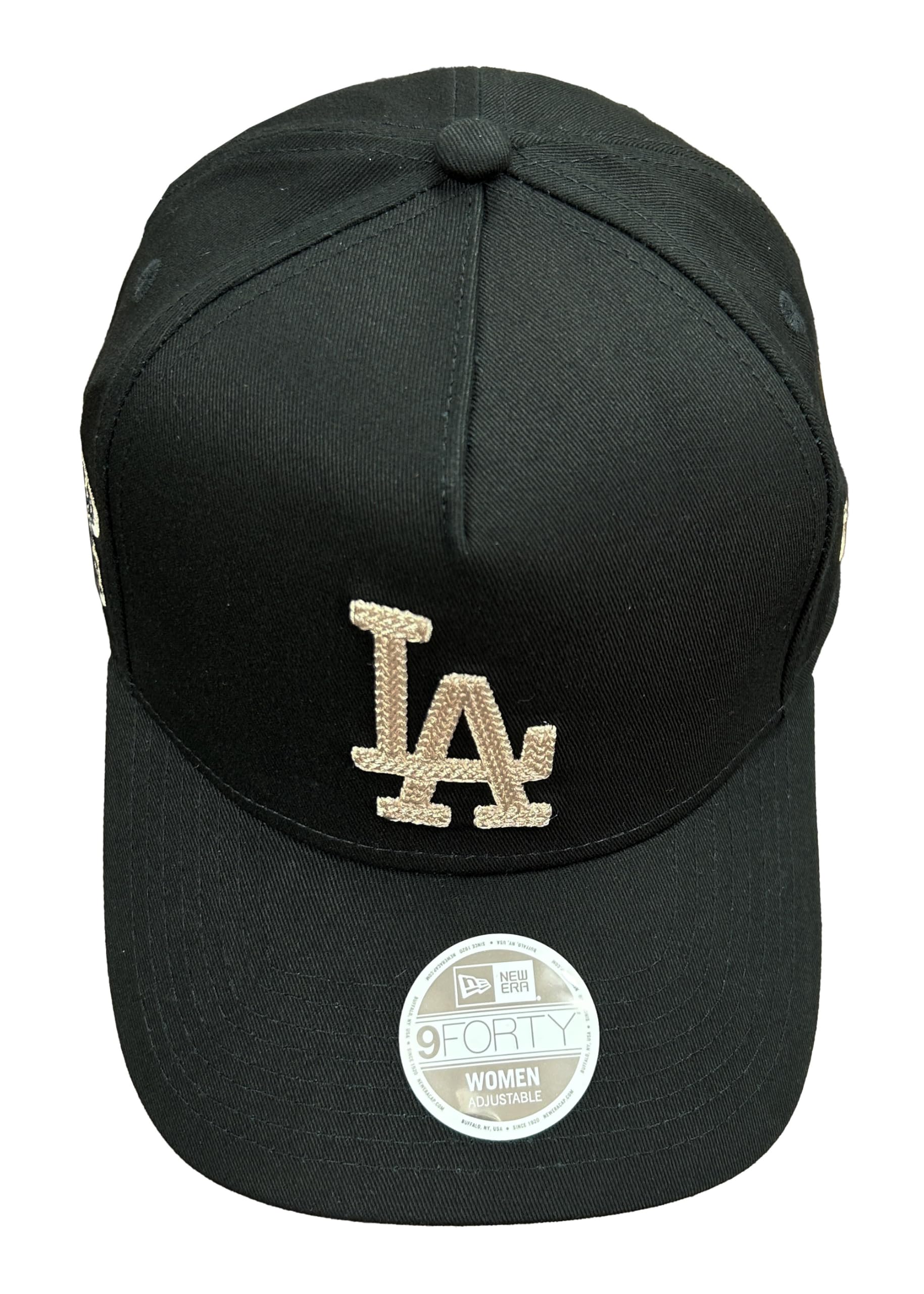 

New Era 9FORTY LA Logo Shohei Los Angeles Dodgers World Series Black Cap, Ohtani s 1981, Women s,