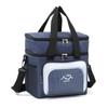 1pcs Double-layer Oxford Cloth Picnic Bag Multi-functional Lunch Box Aluminum Foil Lunch Box Multi-functional Insulated Bag