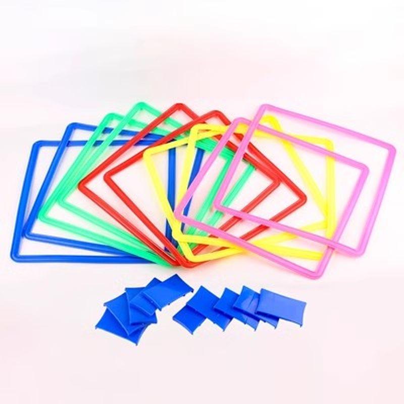 Kindergarten Kids Hopscotch Jumping Plaid Jumping Circle Ring Physical Fitness Agility Training Ring Sensory Training Sports Equipment Toys