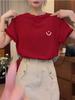 Summer 2026 Women's Korean Style Yellow Cotton Short-Sleeve T-Shirt - Fashionable, Versatile, Age-Reducing Base Layer