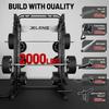 Smith Machine for Home Gym, Multi-Function M12 Power Cage with Cable Crossover System, Squat Rack with Smith Bar, Customized