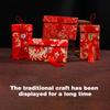 Chinese Brocade Red Envelope Bag Spring Festival Luck Red Packets Bag 2026 New Year Decoration For Chinese Wedding Birthday