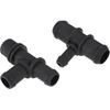 HVAC Heater Hose Tee Connector for Ford Transit Connect 2010-2013 / Heater Pipe Connector/Durable / 1 Set Black