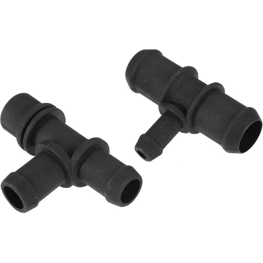 HVAC Heater Hose Tee Connector for Ford Transit Connect 2010-2013 / Heater Pipe Connector/Durable / 1 Set Black
