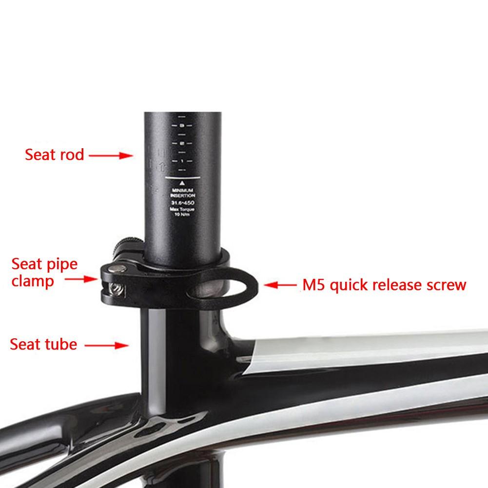 Seat Quick Release Screw Skewer Bicycle Clamp Clip