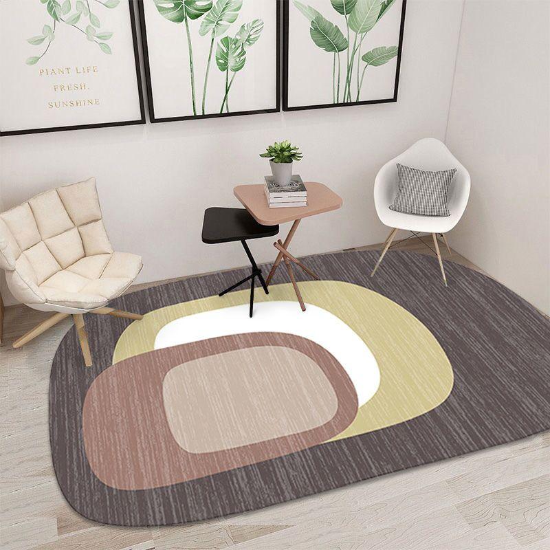 Современный нерегулярный скандинавский ковер нерегулярный креативный прикроватный ковер для гостиной в спальне полноценная кровать 80*120cm