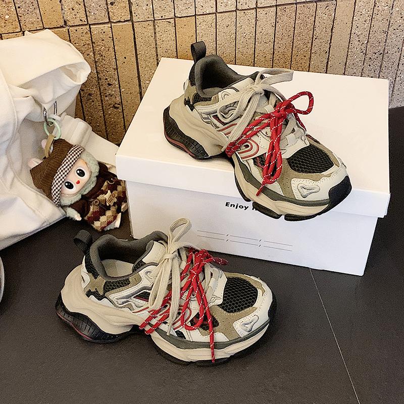 New platform dad shoes autumn sports and leisure bundled heightened and comfortable