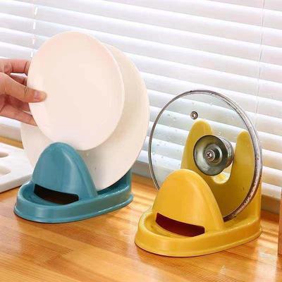 Kitchen Countertop Lid & Board Holder - Organizes Pot Lids, Cutting Boards, Spatulas, and Ladles.