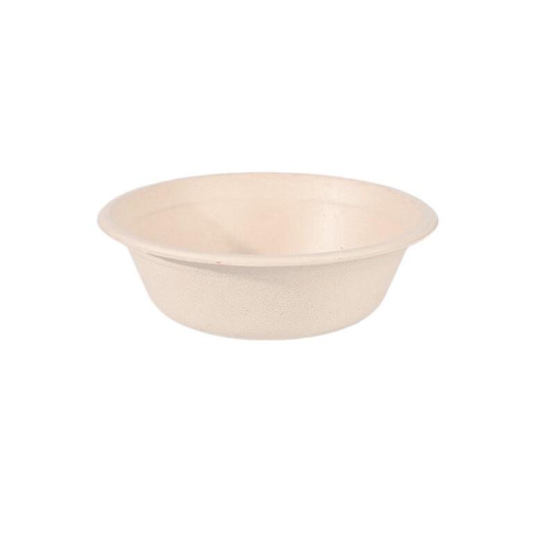 Qianxing 350ml Biodegradable Round Bowls (100-Pack)