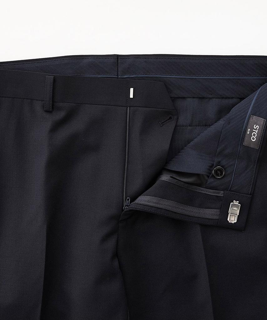 STCO Wool Four-Way Stretch Essential Formal Pants_Navy (Slim Fit)_Ssluz12Ssn