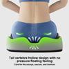 Curved Memory Foam Cushion - Coccyx Comfort; Ideal Pressure Relief for Car or Office, 1PC