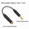 Plug and Play 4.4mm to 3.5mm Adapter Cable 8 Strands of Stranding Cable  For Music Players