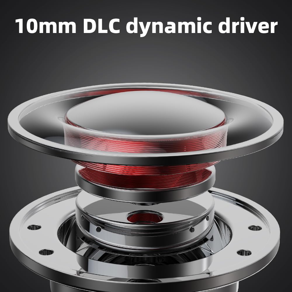 FIIO FX15 hybrid 6-driver in-ear monitors.