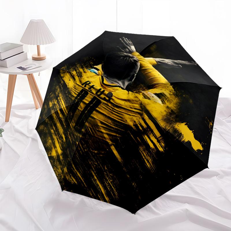1 Stück B-BVB Regenschirm, Sonnenschutz und UV-Schutz. Es hat acht stabile Rippen für den Außenbereich und ist perfekt als Weihnachtsgeschenk.