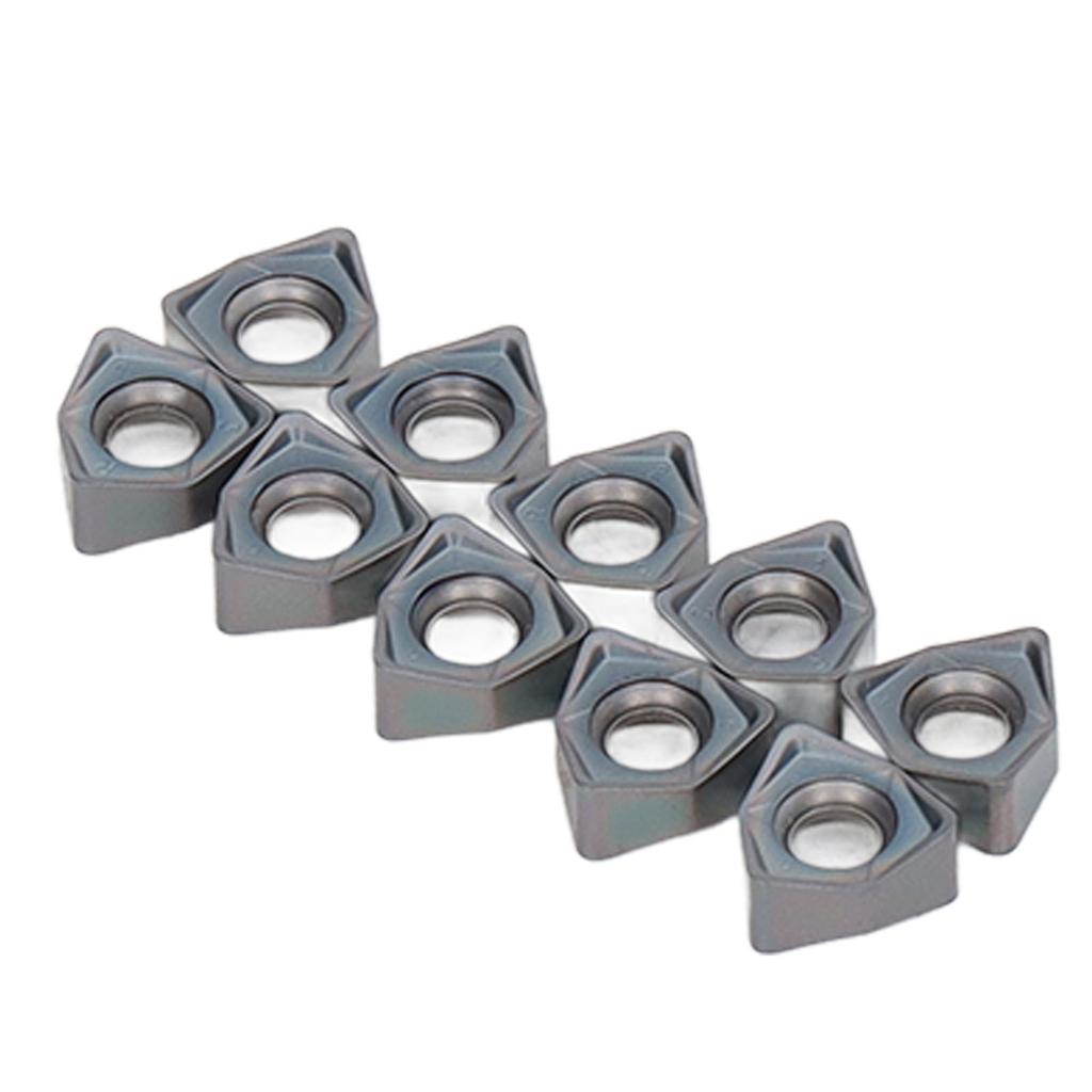 10 Stück Dreheinsatz Hartmetallklinge Drehbankfräser Fräsen CNC Werkzeugset für Maschine