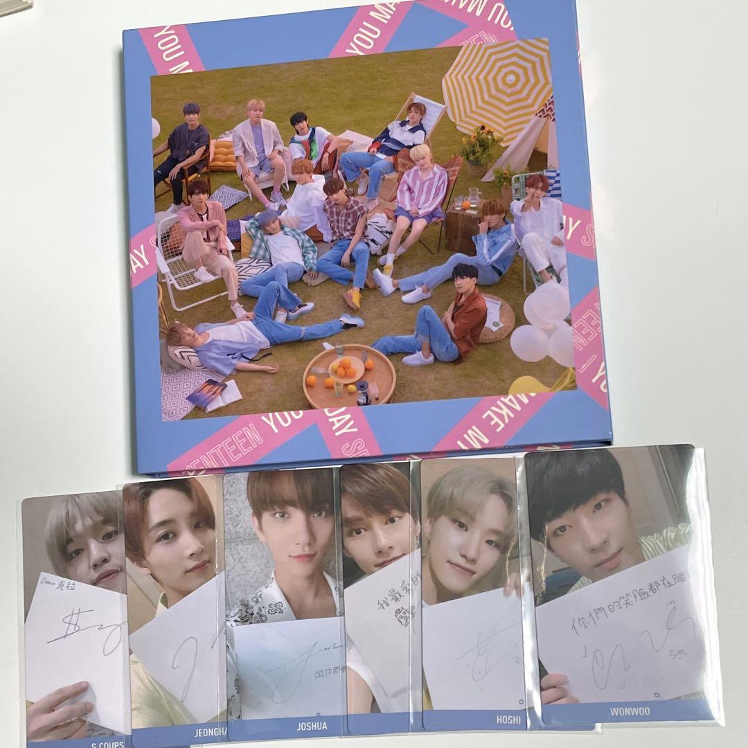 

[Б/У] SEVENTEEN you make my day Тайваньский альбом торговая карточка