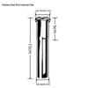 LANGZHIWEN Stainless Steel Basin Drain Extension Pipe