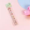 Plastic Carton Ruler Straight Ruler Math Rulers Measuring Acrylic Tool School Student Present 4 Pieces 15cm