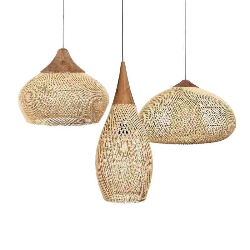 Modern Hot Selling Rattan Craft Chandelier Home Hand-woven Chandelier Suitable for Home Party Decoration Penant Lights