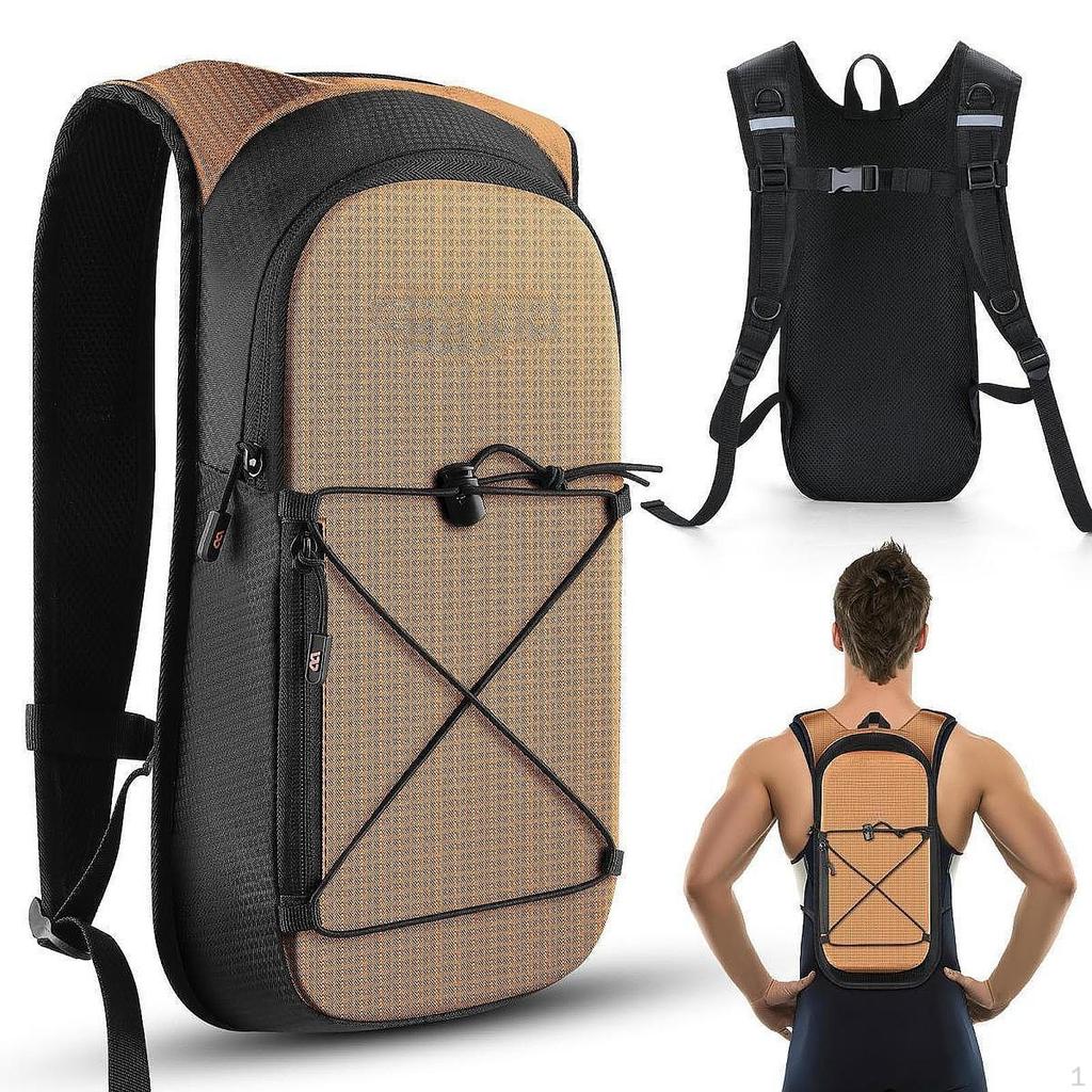 Kadın Erkek için Hidrasyon Sırt Çantası Günlük Çanta Hafif Su Torbası Taşınabilir Seyahat