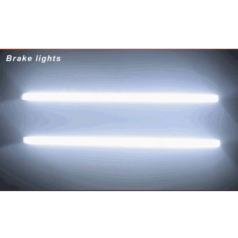 Flexibles Switchback-LED-Knight-Rider-Streifenlicht für Scheinwerfer, sequentielles Blinklicht, DRL, fließendes bernsteinfarbenes gelbes Blinkerlicht