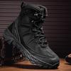 Large Size Military Boots Outdoor Men's Boots Wading Shoes High Top Hiking Boots Wear-resistant Cold Hiking Shoes