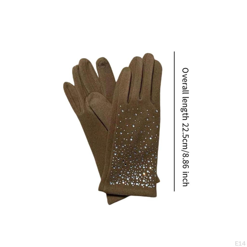Winter Gloves Cold Weather Touch Screen Comfortable Women Lightweight Outdoor Cycling
