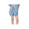 New MLB Denim Shorts Women's Light Sky Blue 3FDPI0133