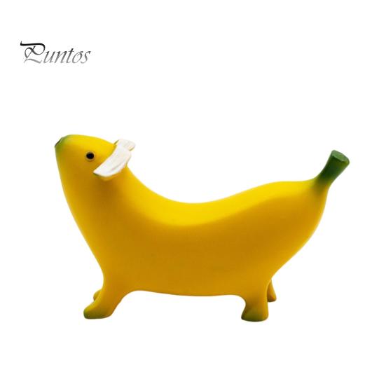 

Статуэтка собаки-банана, смоляное украшение в виде щенка-банана, комнатная статуэтка животного для садового кашпо, украшение домашнего офиса, стола S