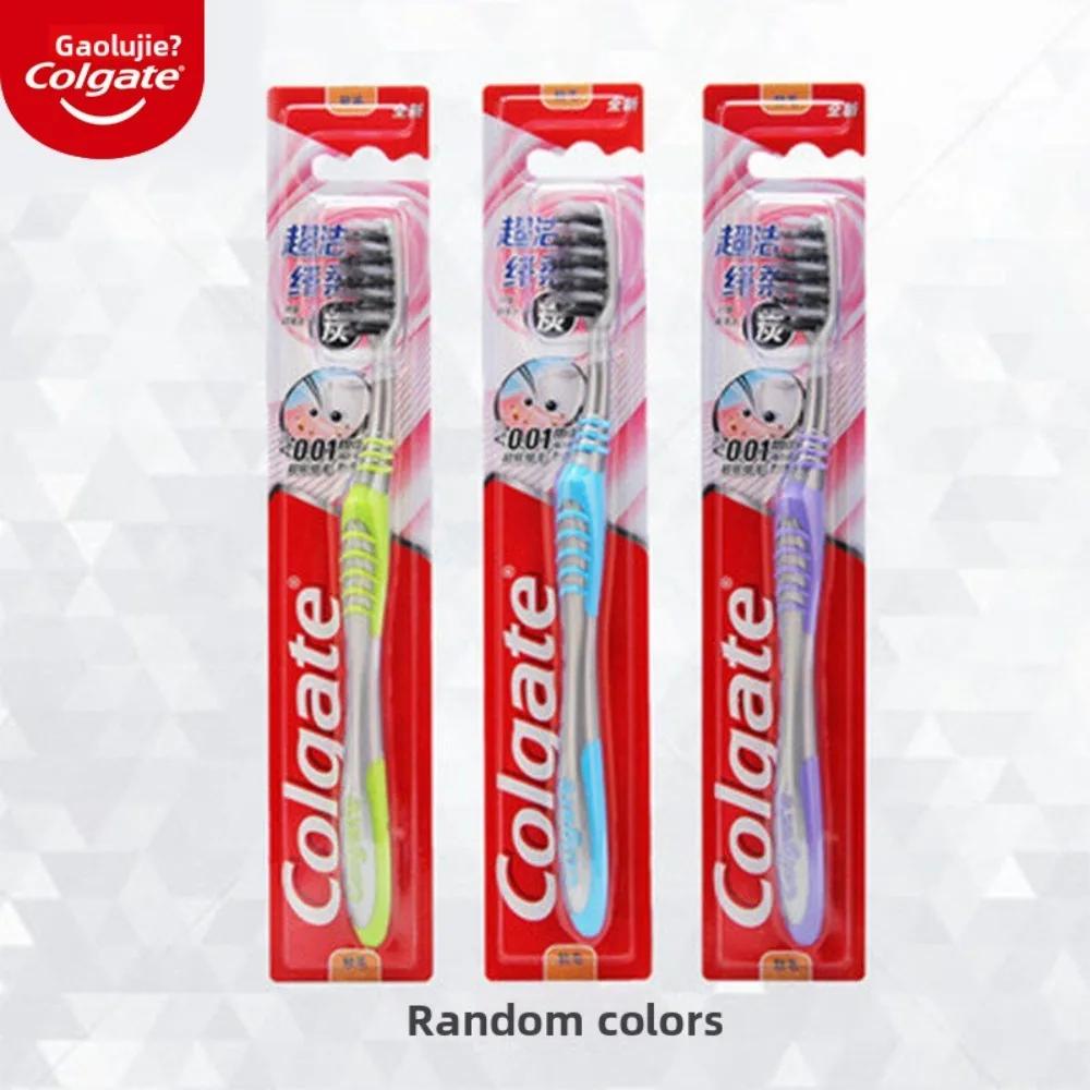5PCS Colgate Toothbrush - Soft Bristles, Color Random, Adult Soft Hair Toothbrushes, Oral Care Family Pack