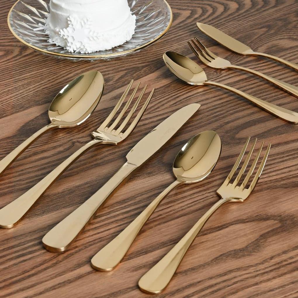 Michael Glossy Titanium Cutlery Dessert Spoon