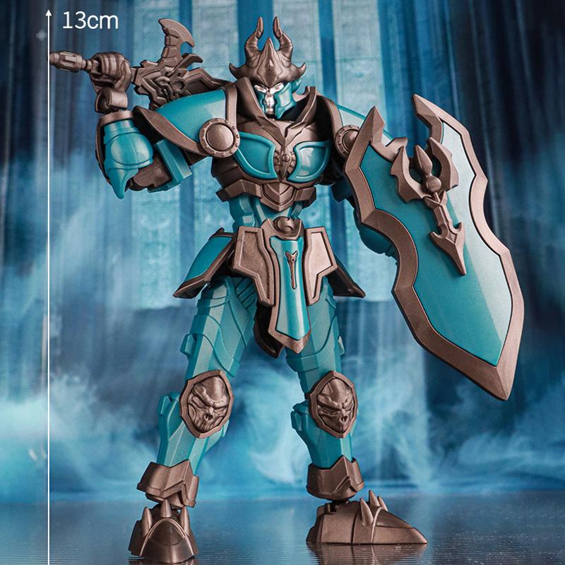 Non-Toxic Three-Dimensional Knight Assembled Mecha Model Assembly Toy Multi-Articulable Decoration Action Figures Anime Games Toy Children