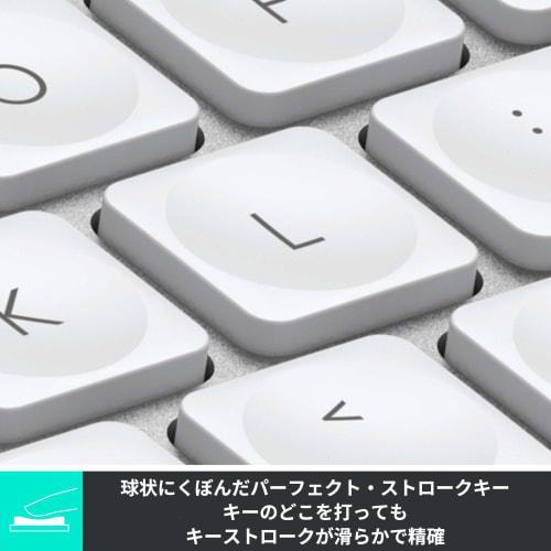 Logitech MX KEYS mini für Mac KX700MPG Minimalistische Kabellose Beleuchtete Tastatur US-Layout Blassgrau Wiederaufladbar Klein Dünn Bluetooth Logi Bolt Unifyi