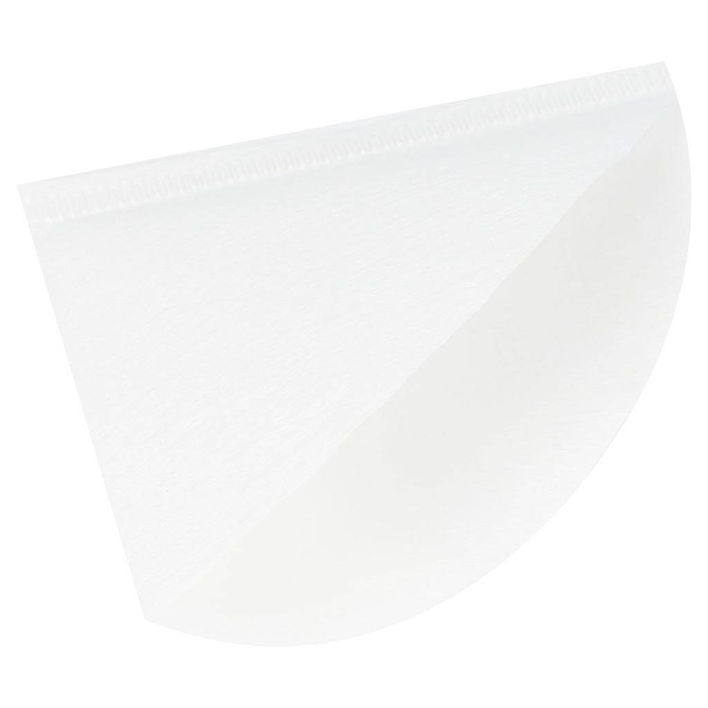 100Pcs White Fan‑Shaped Disposable Coffee Filter Paper Accessory for   Drip Coffee Filter