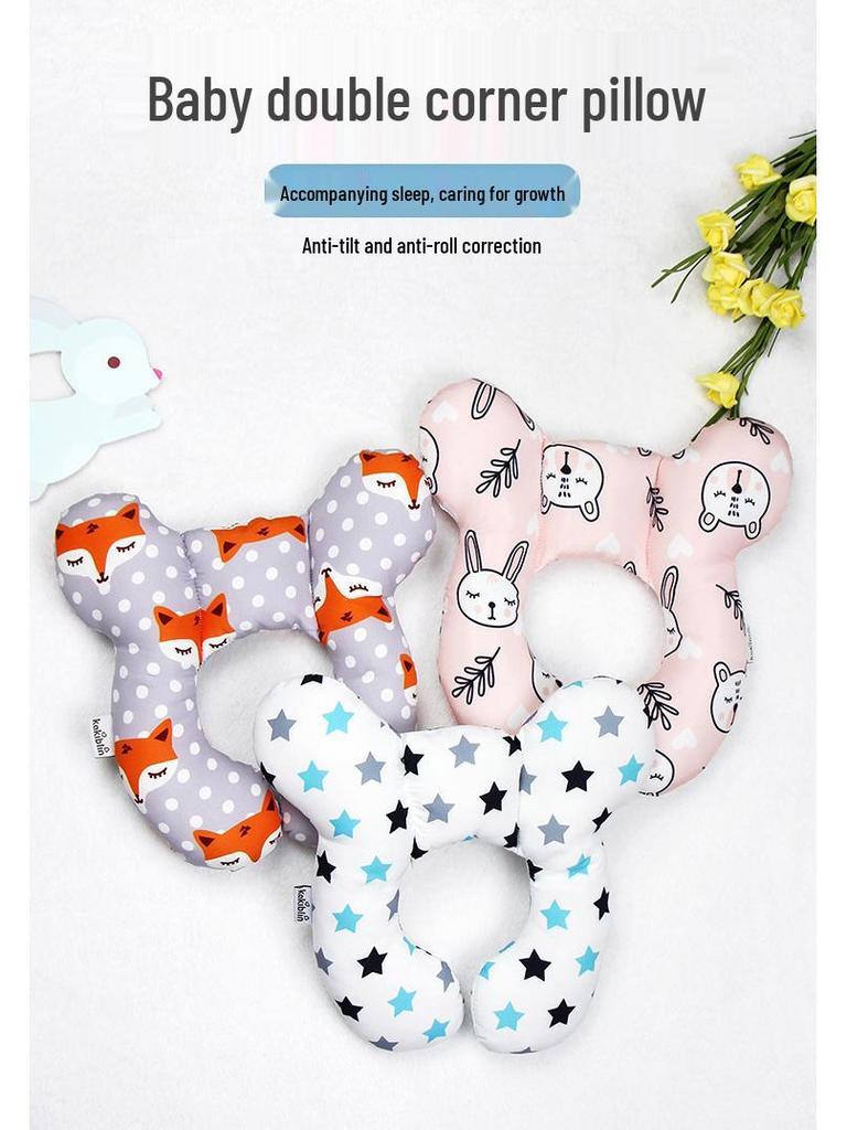 U-Shaped Head Support Pillow for Children's Car Seats and Strollers