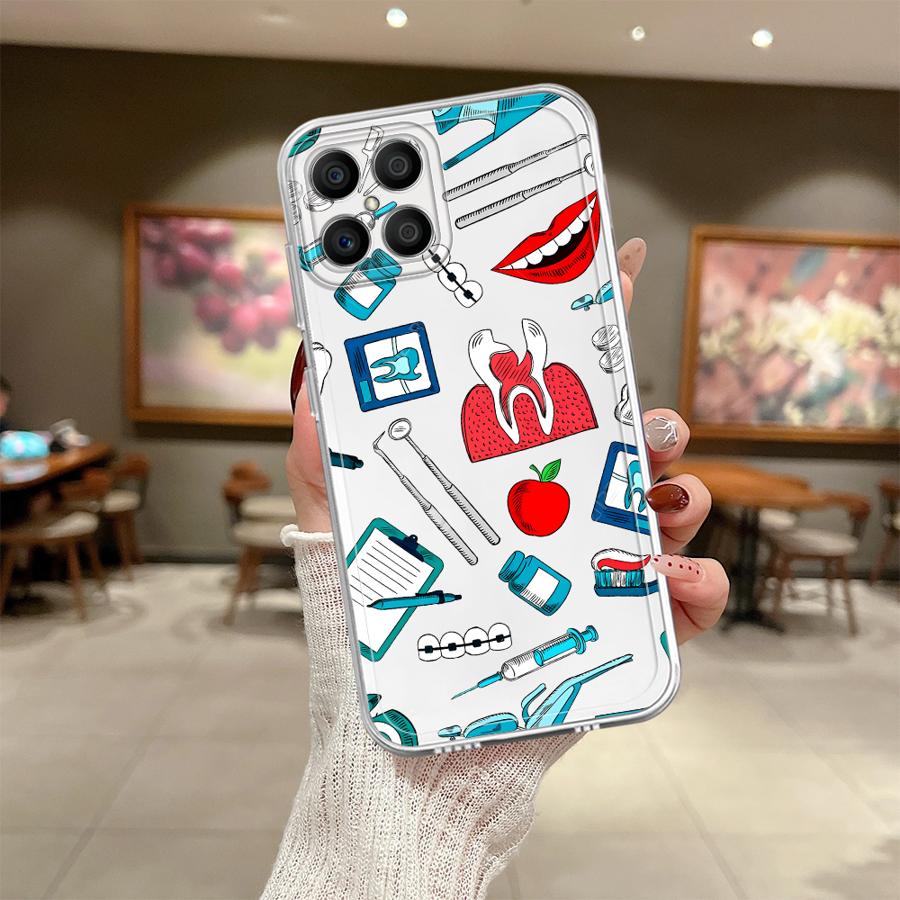 

Cool Nurse Medicine Soft Phone Cover Case for Honor X9b X8 X8b X9a X7b X8a 90 Lite Honor X9b
