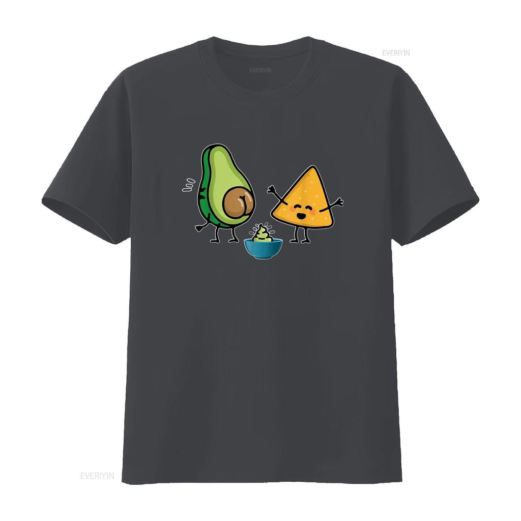 Womens Pooping Avocado Tortilla Chip Guacamole Poop Turd Vegan T Shirt Black 2XL vintage Washed fashion Casual Stylish Soft