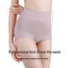 Gekämmte Baumwolle High Waist Antibakterielle Bauchweg-Slips für Damen - Übergröße, Unifarben
