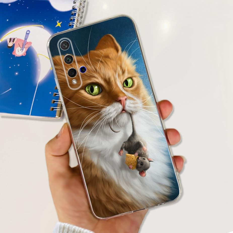 For Huawei Honor 20 Case YAL-L21 YAL-AL00 Luxury Painted Cover Soft Silicone Phone Case For Huawei Nova 5T Nova5T Honor20 Bumper