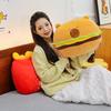 New Hamburg Potato Money Kapibara Pillow Plush Toy Children's Sleeping Pillow Pillow Ugly Capybara