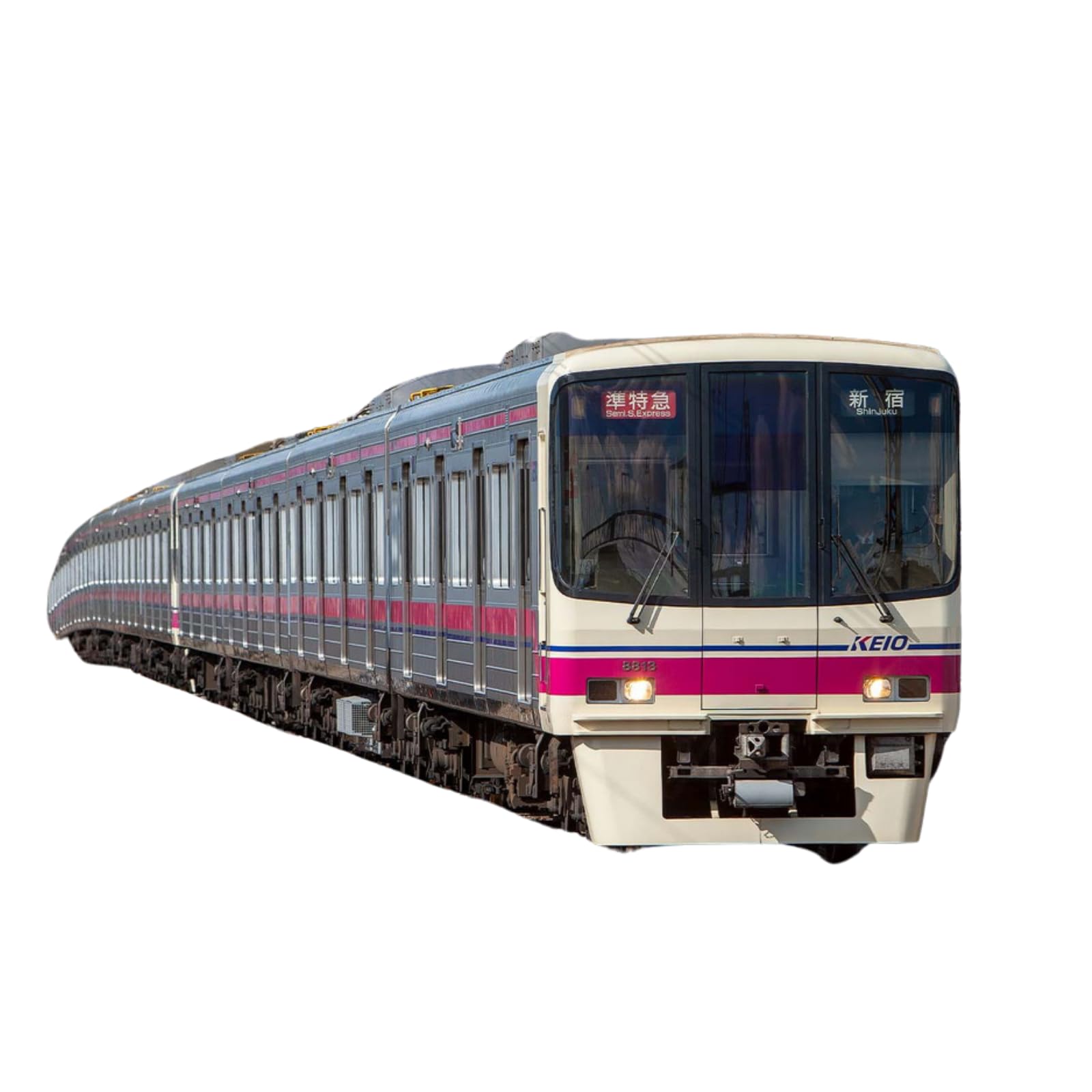 

Green Max N Gauge Keio 8000 Series Car Number Selection Formation Basic Formation Set with Power 31913 Railway Model Train Type/Long Skirt/Split 4-Car