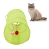 Cat Tunnel Foldable Polyester Interactive Tunnel Toy with Hanging   for Cats Rabbits Puppies