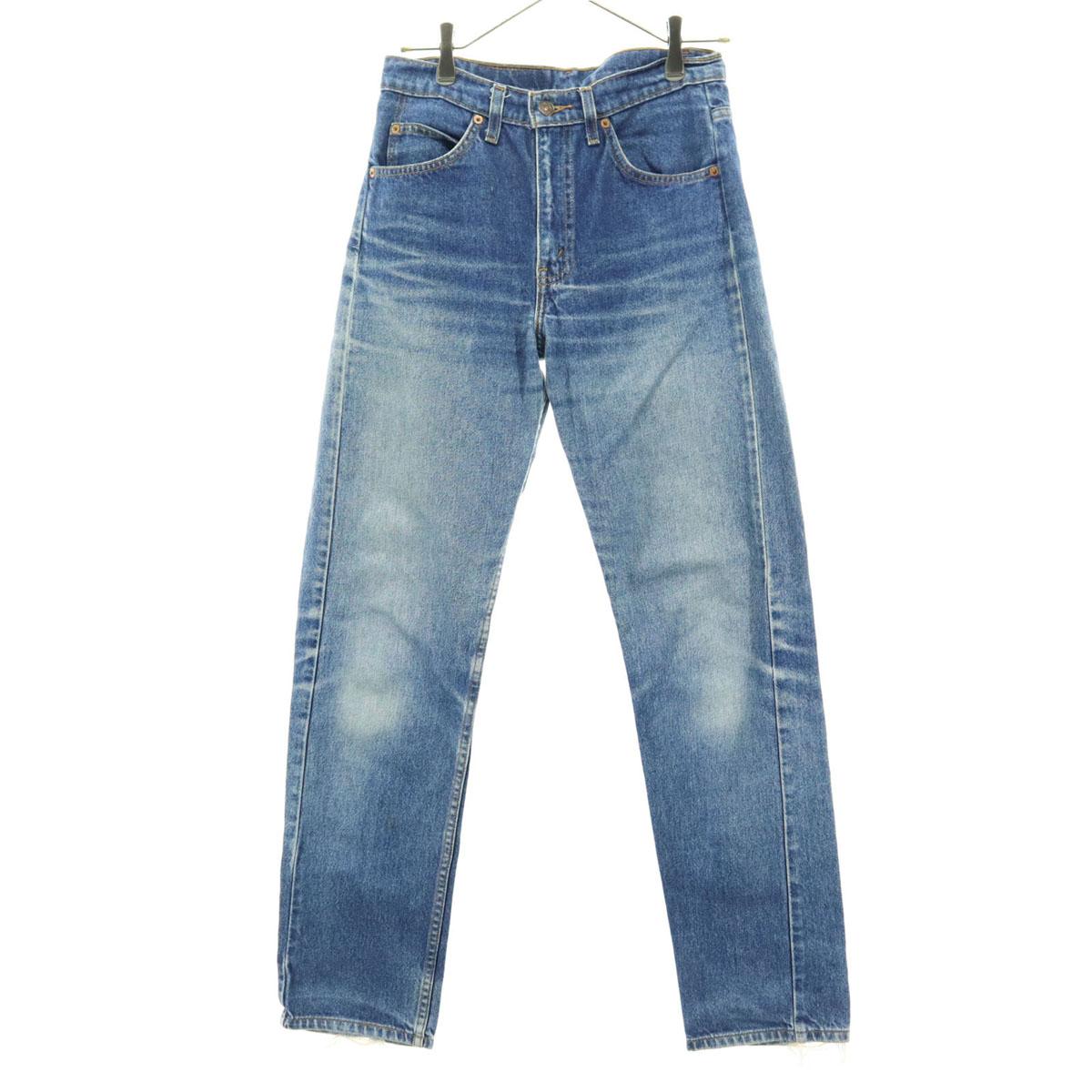 

Levi s 90s 505 Old Button Back 436 Orange Tab Denim pants W30 blue Men s Used