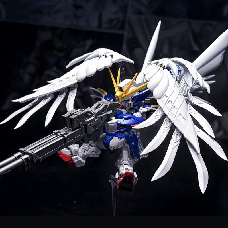 Glmgsd Xxg-00W0 Angel Assembly Model Kit Action Figure Plastic Model Toy With Water Sticker Bracket Boy Surprise Collection Gift