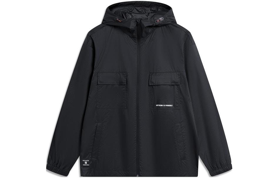 Li Ning Sports Life Collection Sun Protection Clothing Men s Black AFDU699-2 2XL