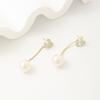 Pearl Earrings for Women, Stud Earrings with a Light and High-End Feel, Silver Needle, Elegant Heart-Shaped Earrings, New Design, Vintage Style Drop
