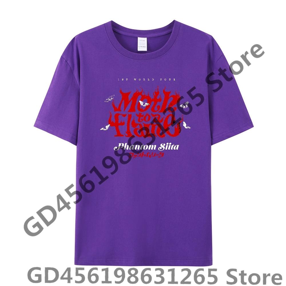 Maglietta Cool Phantom Siita Unisex Donna Harajuku Kawaii Top Y2k Unisex Anime Tee Top alla Moda Abbigliamento Casual Ragazzi Ragazze