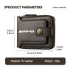 TLZS3 Retro PU Leather Car Buckle Short Coin Purse Credit Card Wallet For Mercedes Benz AMG C180 C300 W124 W176 W177 C200 C260 GLC CLE